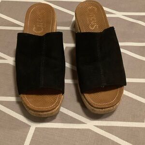 Circus by Sam Edelman Black Suede Mules